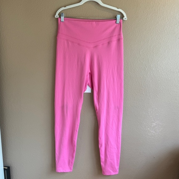 Vitality Plus Size Pink Booty Lifting Athletic Barbiecore Leggings K - Picture 1 of 4